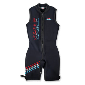 Masterline Eagle Mens All Black USA Jump Suit